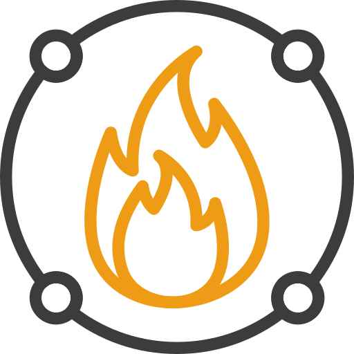 불꽃 Generic color outline icon