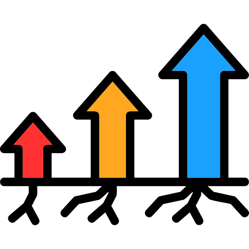 증가 Generic color lineal-color icon