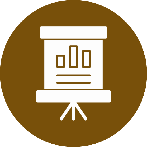 Flip chart Generic color fill icon