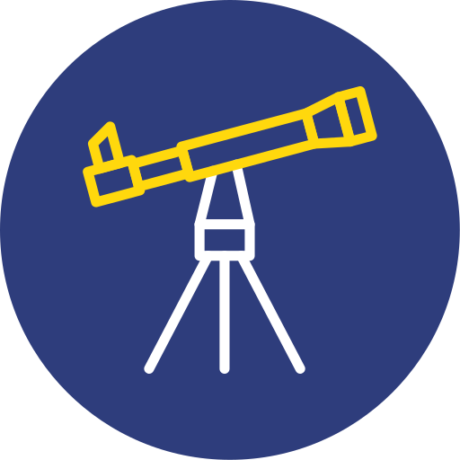 망원경 Generic color fill icon