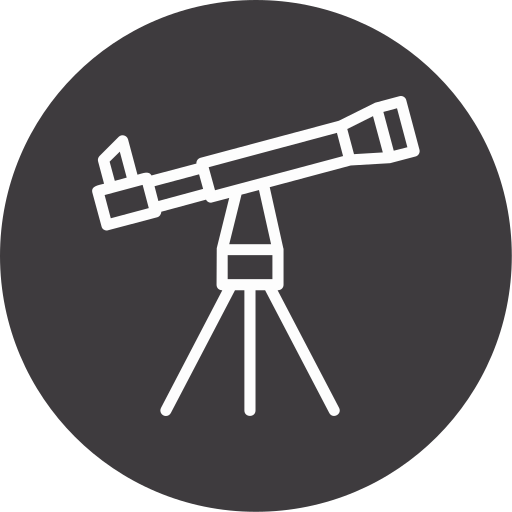 望遠鏡 Generic color fill icon