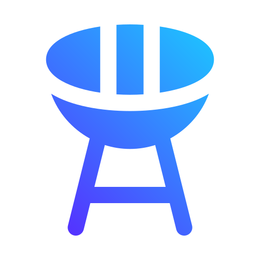 Barbecue grill Generic gradient fill icon