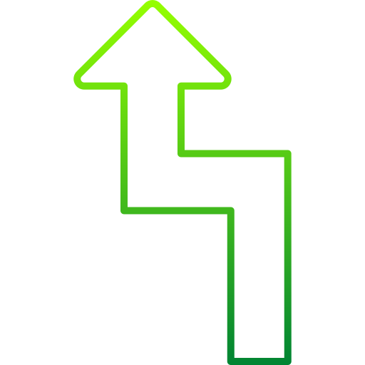 Zigzag Generic gradient outline icon
