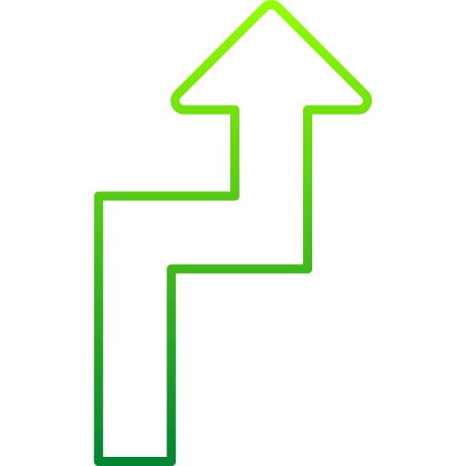 zigzag Generic gradient outline icono