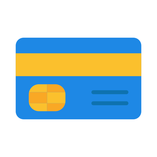 tarjeta bancaria Generic color fill icono