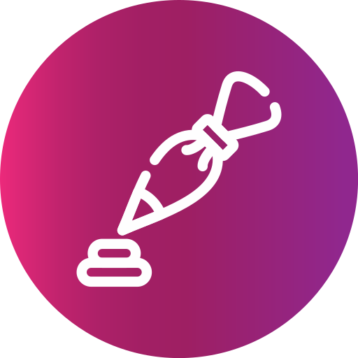 Piping bag Generic gradient fill icon