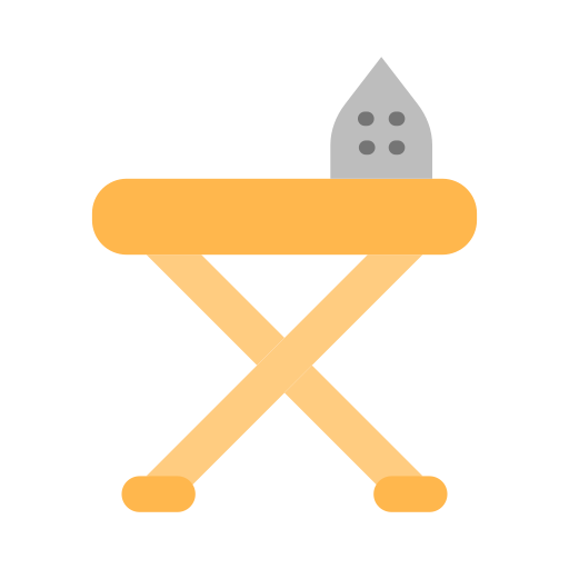 Ironing board Generic color fill icon