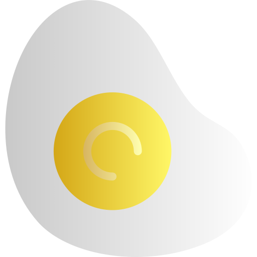 Fried egg Generic gradient fill icon