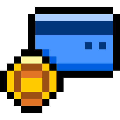 Credit card Pixel Linear color icon