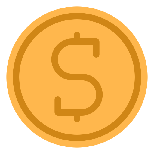 dollaro statunitense Generic color fill icona