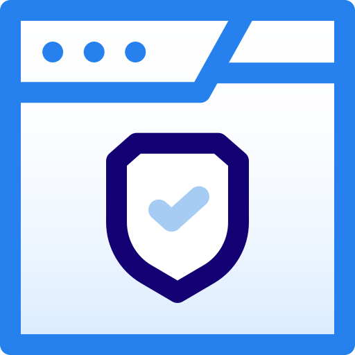Security Basic Faded Lineal Gradient icon