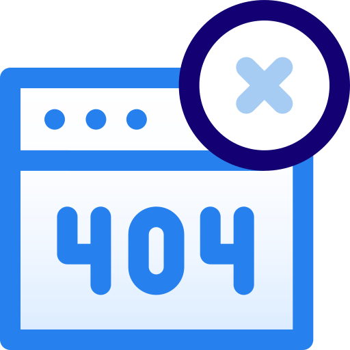 błąd 404 Basic Faded Lineal Gradient ikona