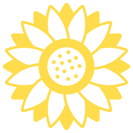 Sunflower Generic color fill icon