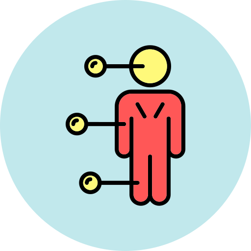 Human body Generic color lineal-color icon