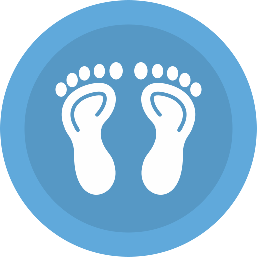 Foot Generic color fill icon