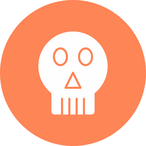 Skeleton Generic color fill icon