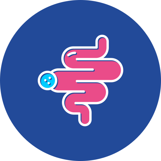 Intestine Generic color fill icon