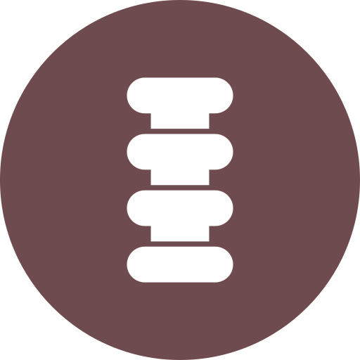 脊椎 Generic color fill icon