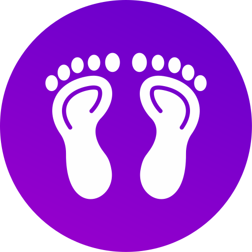 Foot Generic gradient fill icon