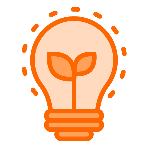 Eco bulb Generic color lineal-color icon