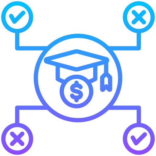 Scholarship Generic gradient outline icon