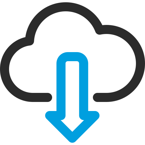 servizio cloud Generic color outline icona
