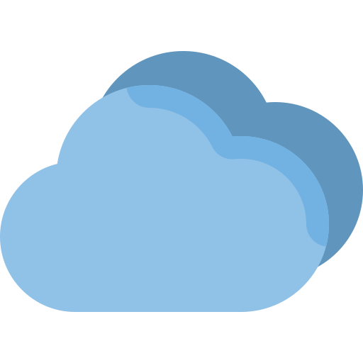 servizio cloud Generic color fill icona