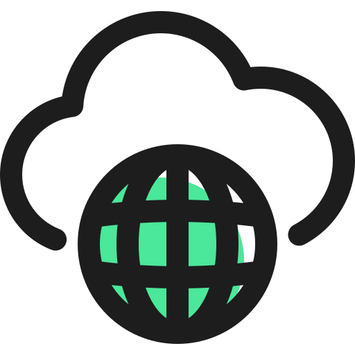 servizio cloud Generic color lineal-color icona