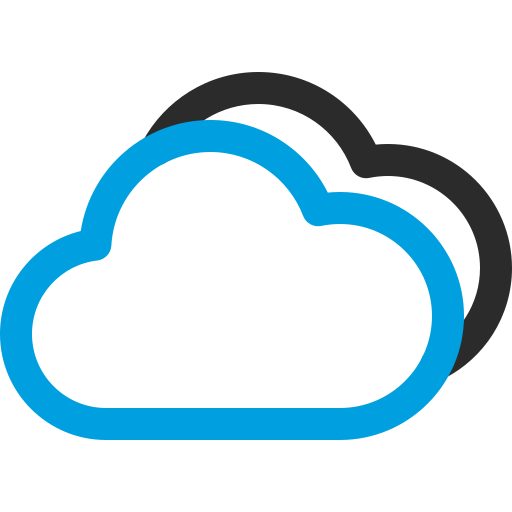 Cloud service Generic color outline icon