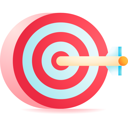 Archery 3D Toy Gradient icon
