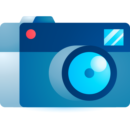 Photography 3D Toy Gradient icon