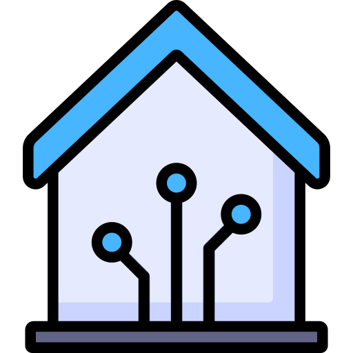 casa intelligente Generic color lineal-color icona