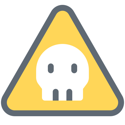 Danger sign Generic color fill icon