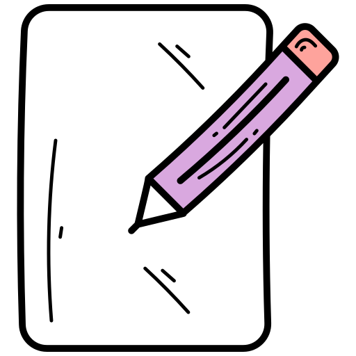 스케치북 Generic color hand-drawn icon