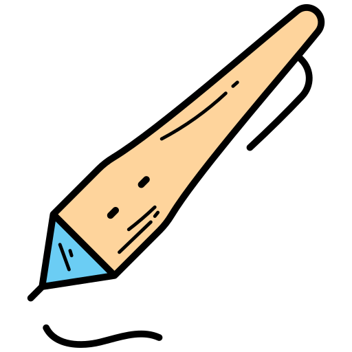 digitaler stift Generic color hand-drawn icon