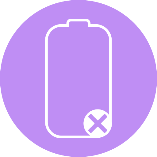 Battery dead Generic color fill icon