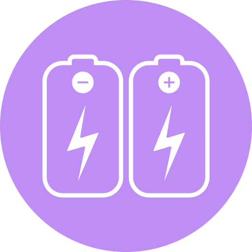 Positive and negative Generic color fill icon