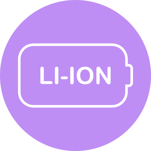 Li ion Generic color fill icon