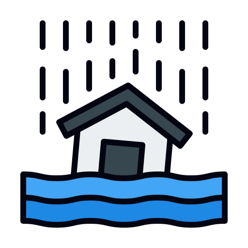 inundación Generic color lineal-color icono