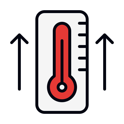 High temperatures Generic color lineal-color icon