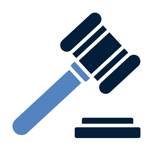 Gavel Generic color fill icon