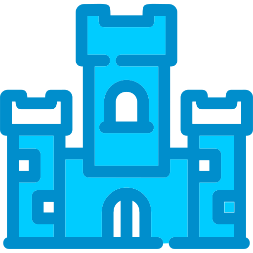 Castle Generic color lineal-color icon