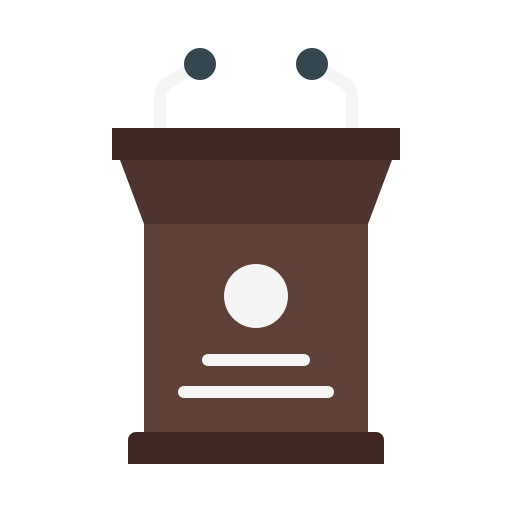 podium Generic color fill icoon