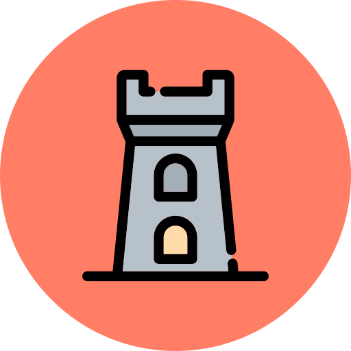wieża Generic color lineal-color ikona