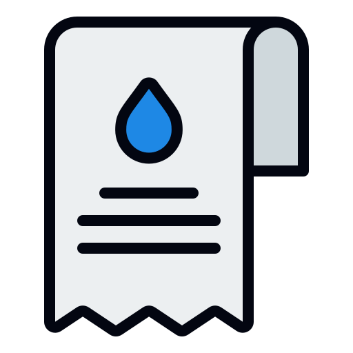 Water bill Generic color lineal-color icon
