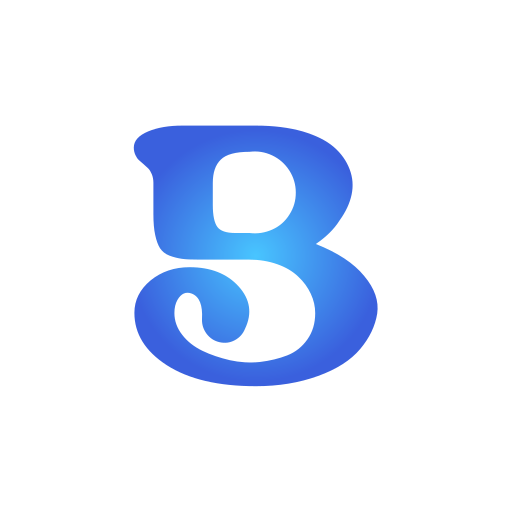 la lettre b Generic gradient fill Icône