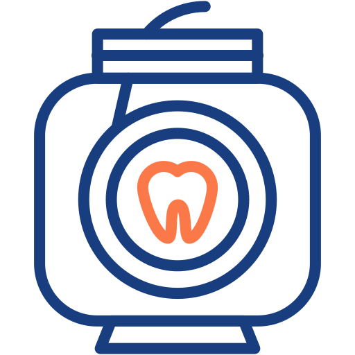 nić dentystyczna Generic color outline ikona