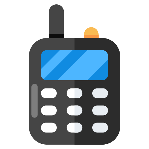 walkie talkie Generic color fill ikona