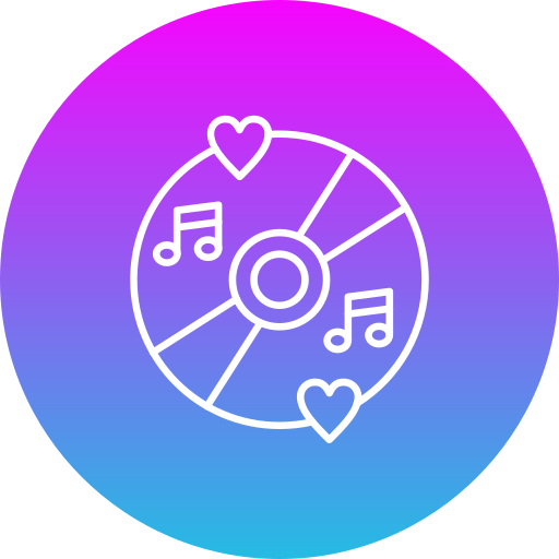Love song Generic gradient fill icon