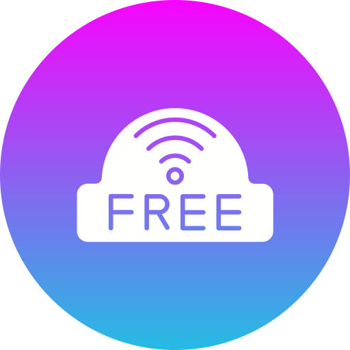 wifi gratuit Generic gradient fill Icône
